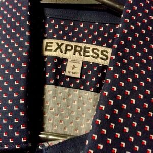 Express  long sleeve shirt sz 14-141/2